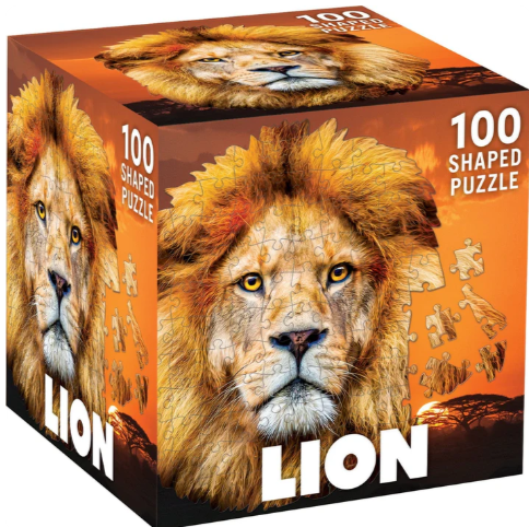 Lion Shaped Puzzle - 100 pieces - MasterPieces