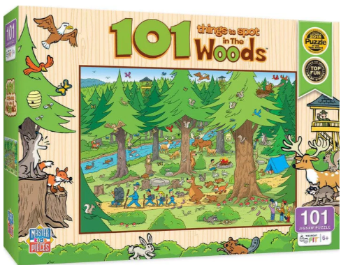101 Things to Spot in the Woods - 101 Pieces - MasterPieces