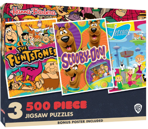 Hanna-Barbera - 3 Pack - 500 Piece Puzzles - MasterPieces