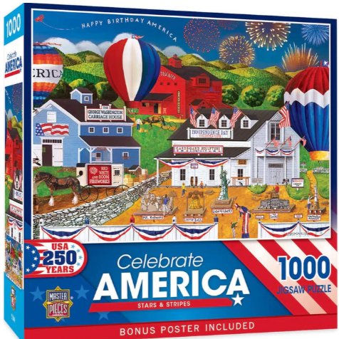 Celebrate Amercia - Stars & Stripes - MasterPieces