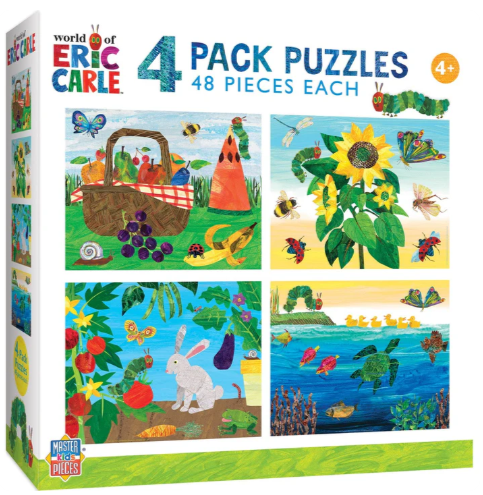 World of Eric Carle - 100 Piece Jigsaw Puzzles 4-Pack - Masterpieces