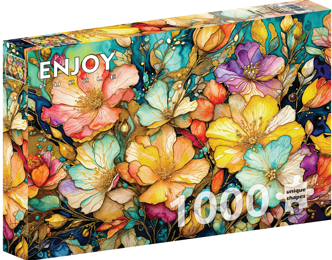 Fancy Flower Garden - Enjoy Puzzles