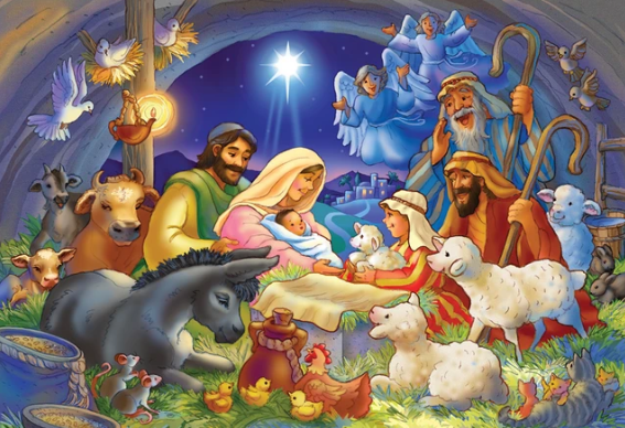 Baby in a Manger - Vermont Christmas Co