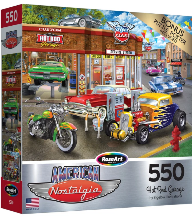 American Nostalgia - Hot Rod Garage - RoseArt