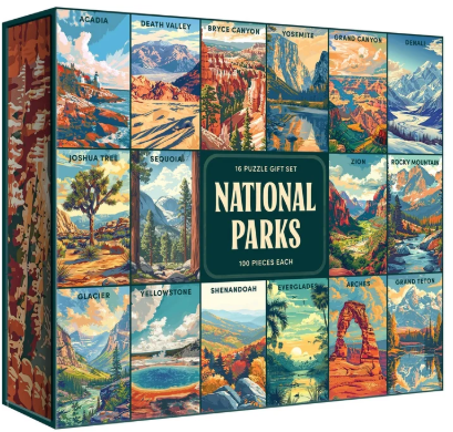 National Parks 16 x 100 Piece Gift Set - RoseArt