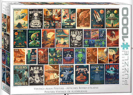 Vintage Alien Posters - Eurographics