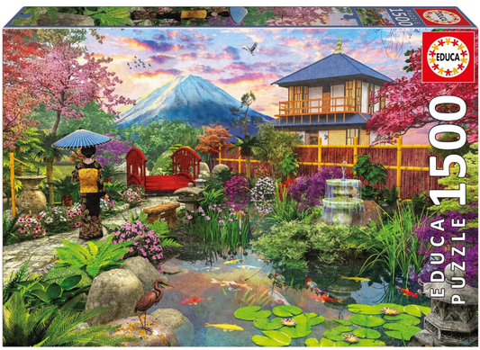 Japanese Garden - 1,500 pieces - Educa - University Games