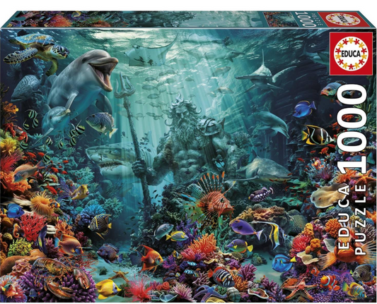 Coral Reef Poseidon - 1,000 pieces - Educa - University Games