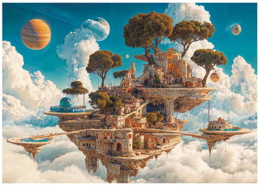 Puzzle Cloud Kingdom - 1,000 pieces - Educa - University Games