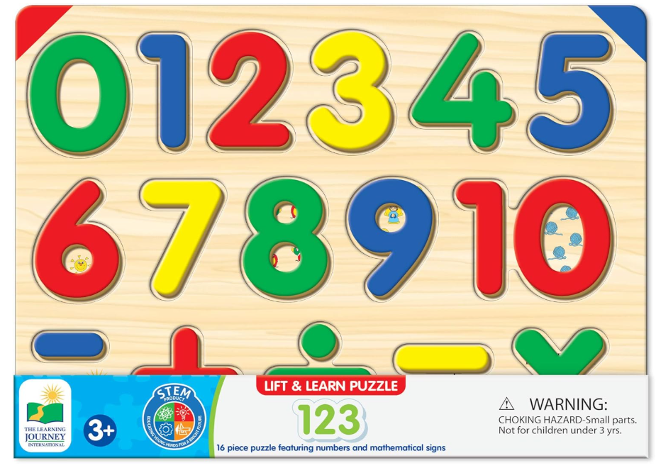 Life & Learn 123 Number Puzzle - University Games