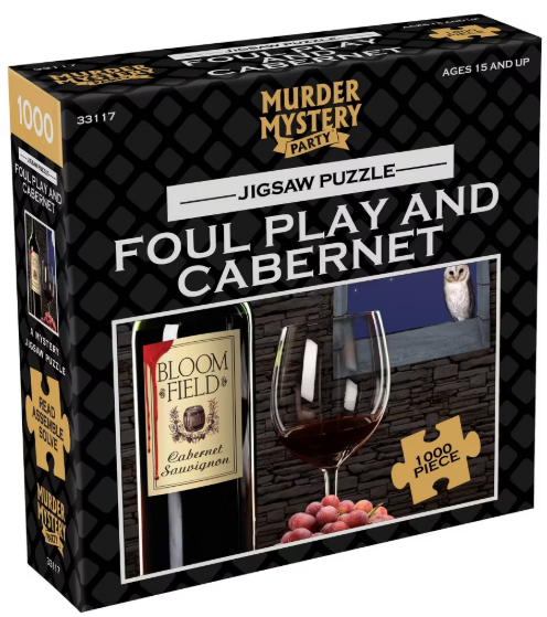 Foul Play and Cabernet - Classic Mystery Jigsaw Puzzle - University Games