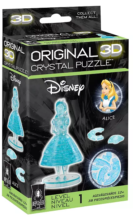 3D Crystal Puzzle -  Alice in Wonderland - BePuzzled