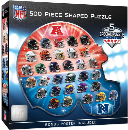 Shapes - NFL Teams Helmet Puzzle - Masterpieces