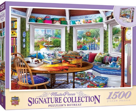 Home Sweet Home - Puzzler's Retreat 1500 pieces - MasterPieces