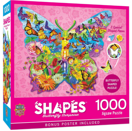 Shapes - Butterfly Surprise 1000 pieces - MasterPieces