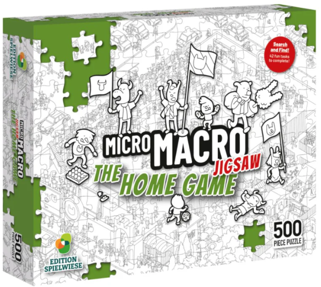 The Home Game - MicroMacro Jigsaw Puzzle - Hachette Board Games