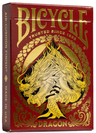 Red Dragon Playing Card Deck - Bicycle Cards
