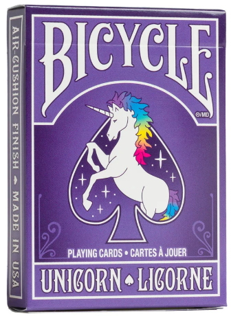 Unicorn Playing Card Deck - Bicycle Cards