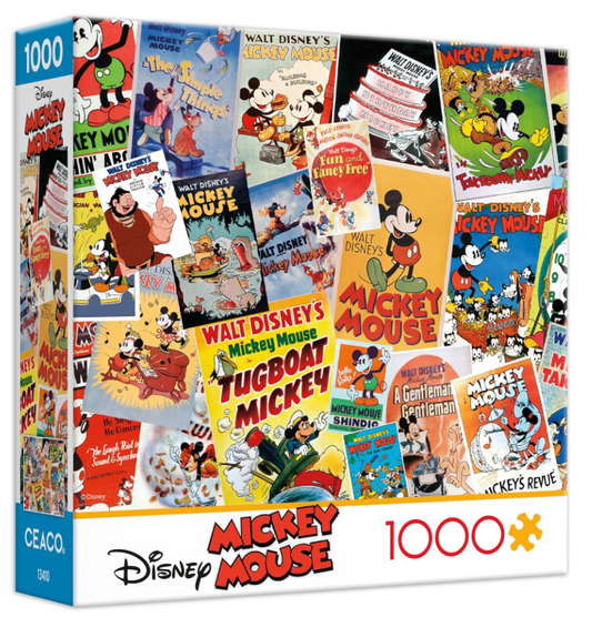 Mickey Mouse Vintage Poster Collage - Buffalo Games