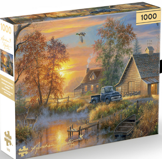Abraham Hunter - Gold - Autumn Mist - Buffalo Games
