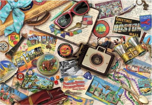 Vintage USA Travel - Aimee Stewart - Buffalo Games