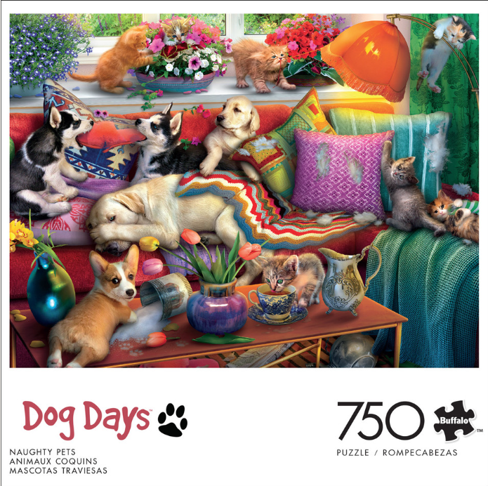 Dog Days: Painting Puppies - Buffalo Games