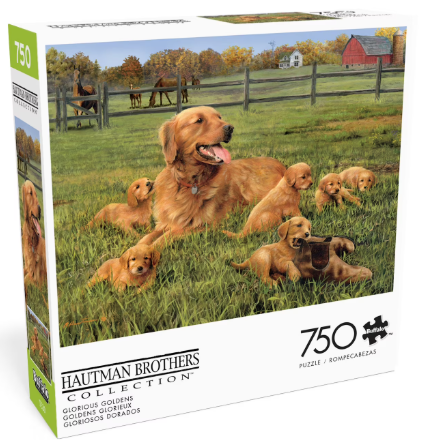 Hautman Brothers Collection: Golden Retrievers - Buffalo Games