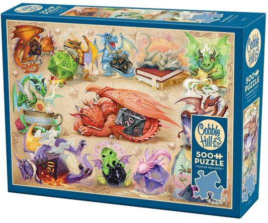 D20 Dragons - Cobble Hill Puzzle