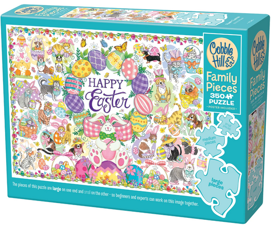 Happy Easter - Cobble Hill Puzzle (Family Style)