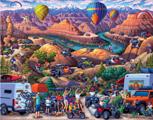 Red Rock Adventure - Boardwalk -1000 pieces