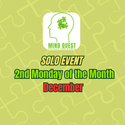 Solo Speed Puzzling Event - Monument Jigsaw Madness - December 8th, 2025