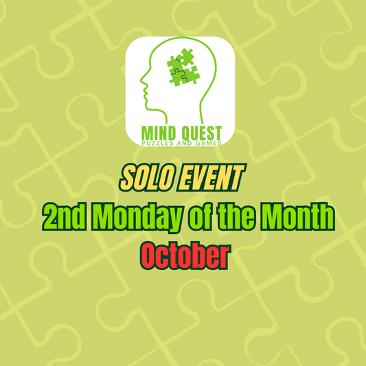 Solo Speed Puzzling Event - Monument Jigsaw Madness - October 13th, 2025