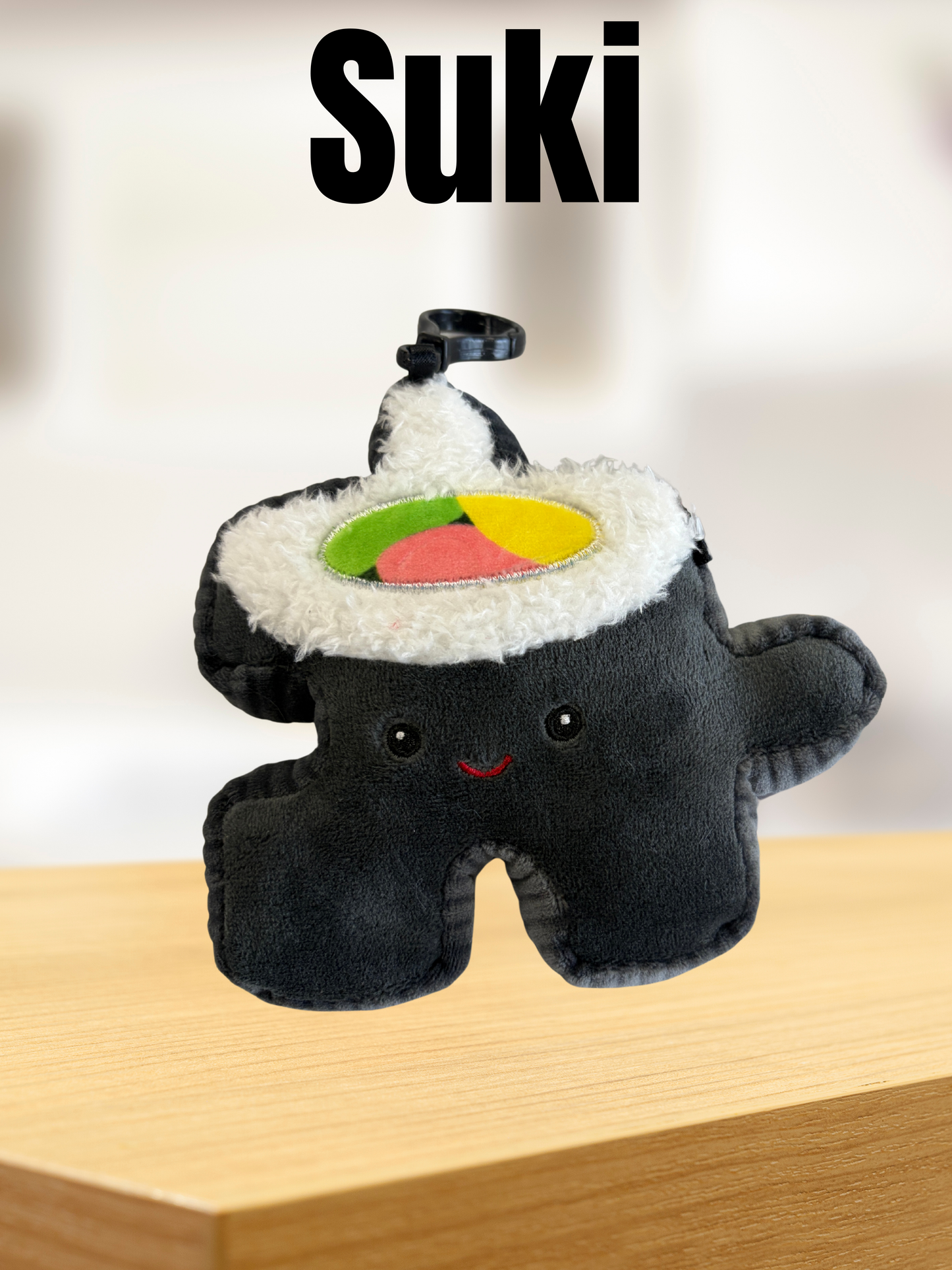 4" Sushi Pluzzle Plushie Keychain - New Foodie Collection