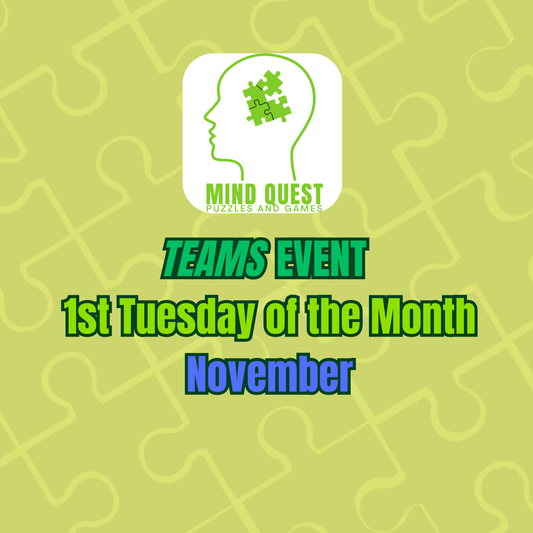 Teams Speed Puzzling Event - Monument Jigsaw Madness - November 4th, 2025