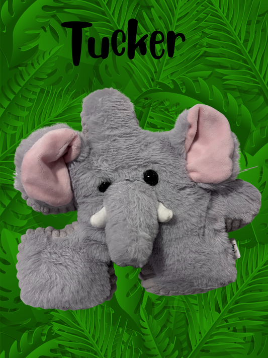 13" Elephant Pluzzle Plushie - Jungle Collection