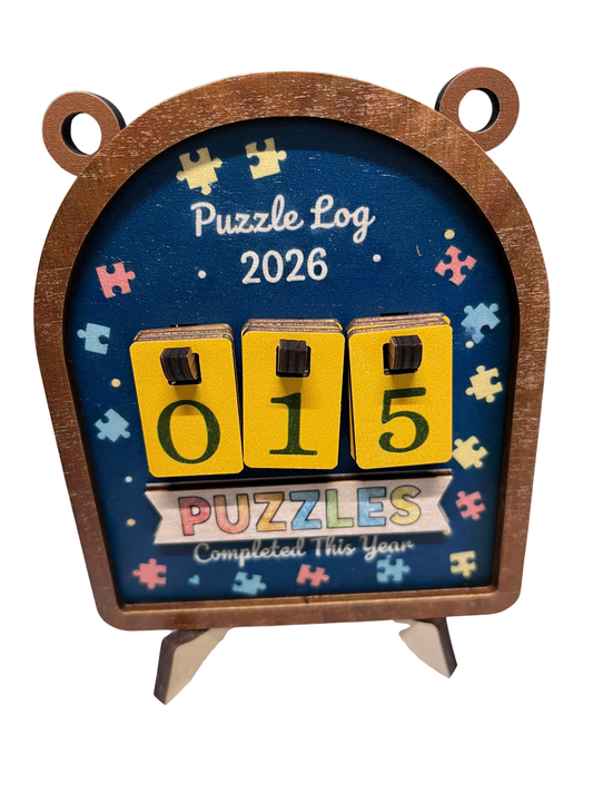 Jigsaw Puzzle Tracker Board - WhereDreamsSpring