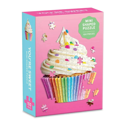 You're Sweet 100 Piece Mini Shaped Jigsaw Puzzle Galison