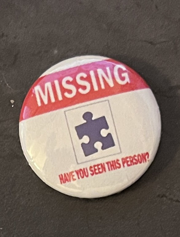 Puzzle themed buttons - 1 inch in size