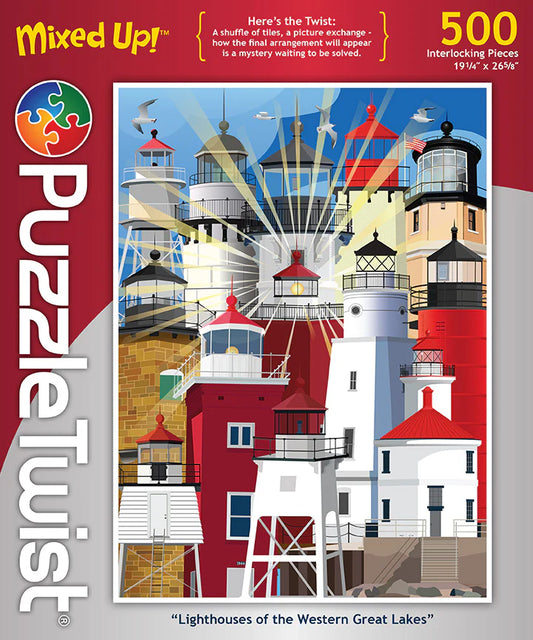 Lighthouses of Western Great Lakes - Puzzle Twist
