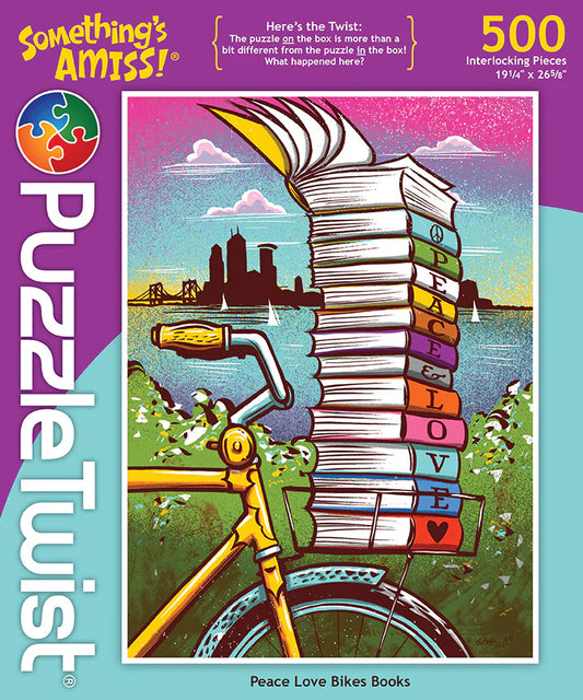 Peace Love Bikes Books  - Puzzle Twist