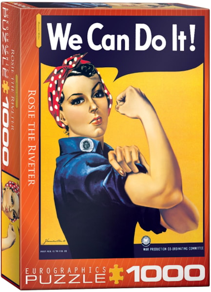 Rosie the Riveter by Howard Miller - Eurographics