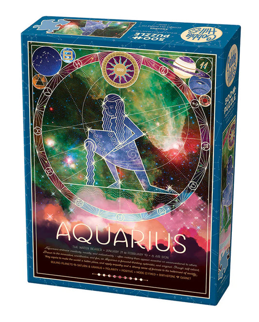 Aquarius - Cobble Hill Puzzle, Zodiac Set