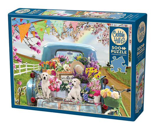 Country Truck in Spring - Cobble Hill Puzzle
