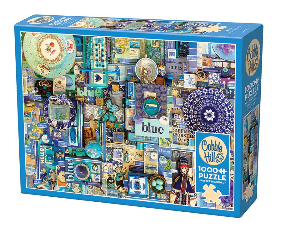 BLUE - Cobble Hill Puzzle Rainbow Set