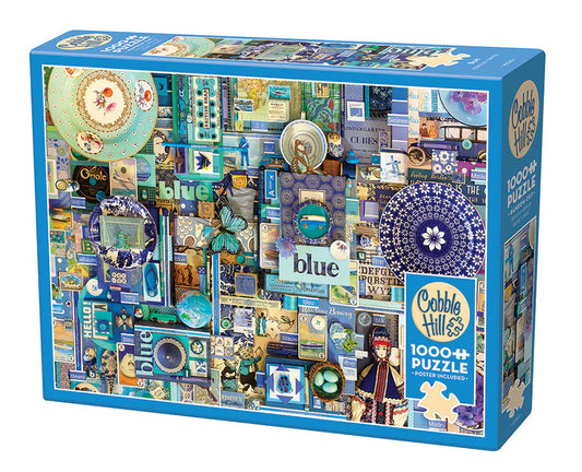 BLUE - Cobble Hill Puzzle Rainbow Set