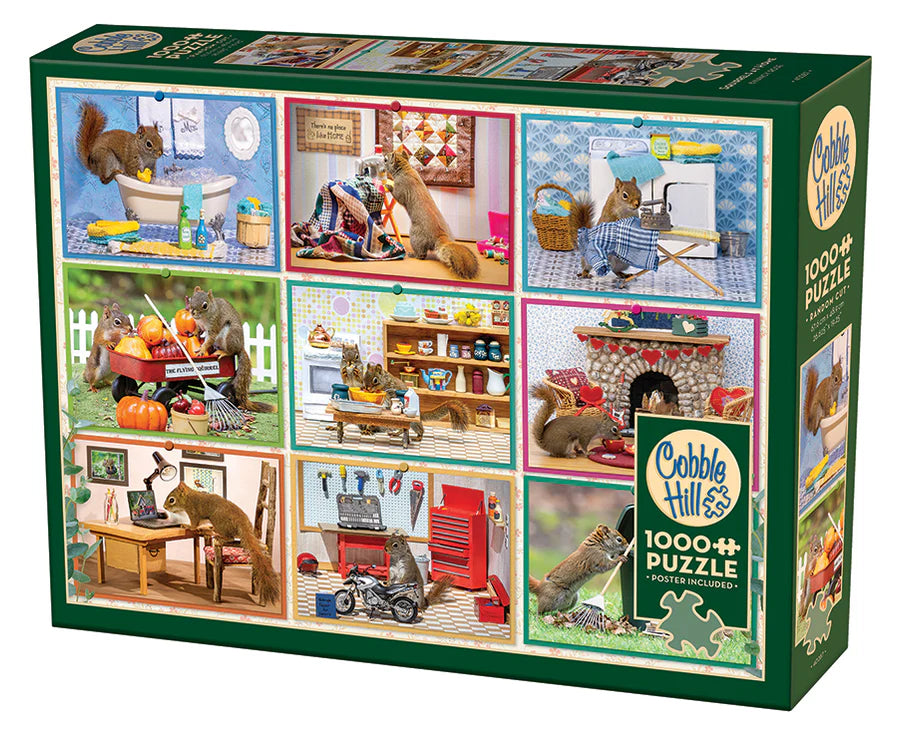 Squirrels at Home - Cobble Hill Puzzle