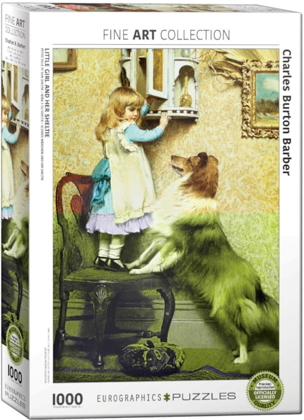Little Girl and Sheltie - Eurographics