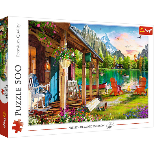 Cabin in the Mountains - Trefl