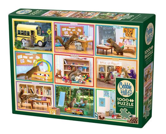 Squirrels at School - Cobble Hill Puzzle