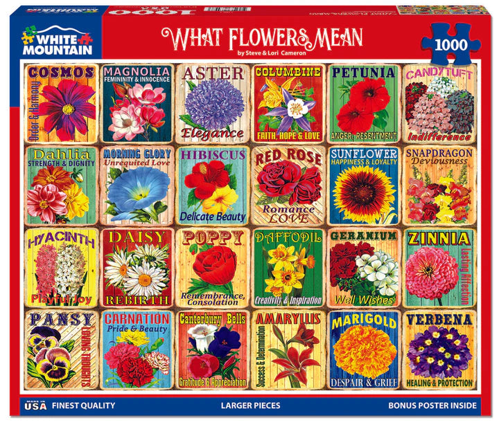 What Flowers Mean - White Mountain